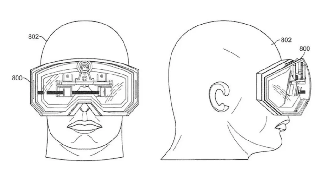 Apple AR/VR başlık çizim