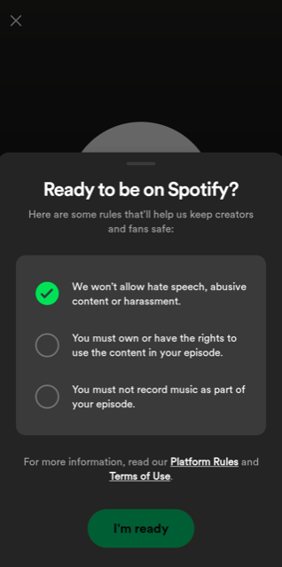 Spotify sesli tepki